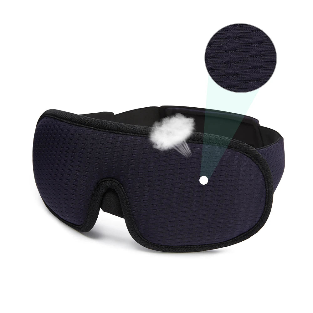 LunaRest™ 3D Sleep Mask – Padded, Light-Blocking Eye Comfort