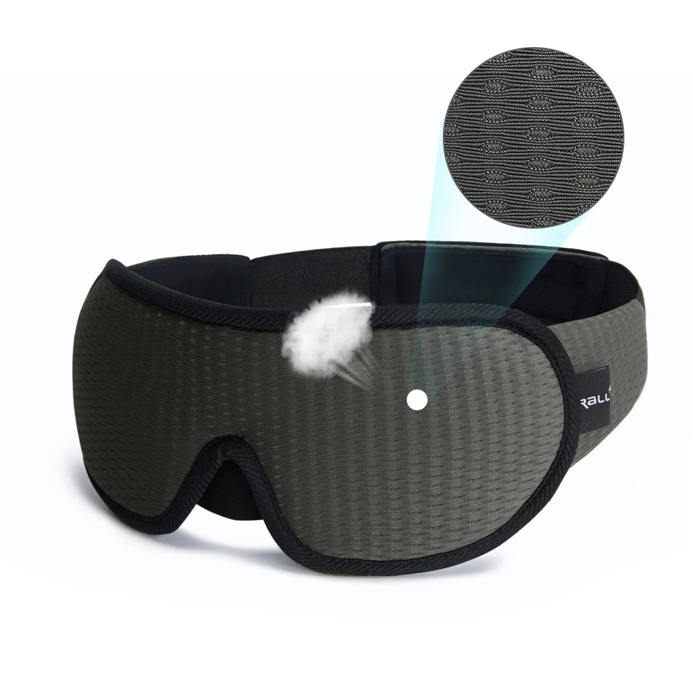 LunaRest™ 3D Sleep Mask – Padded, Light-Blocking Eye Comfort
