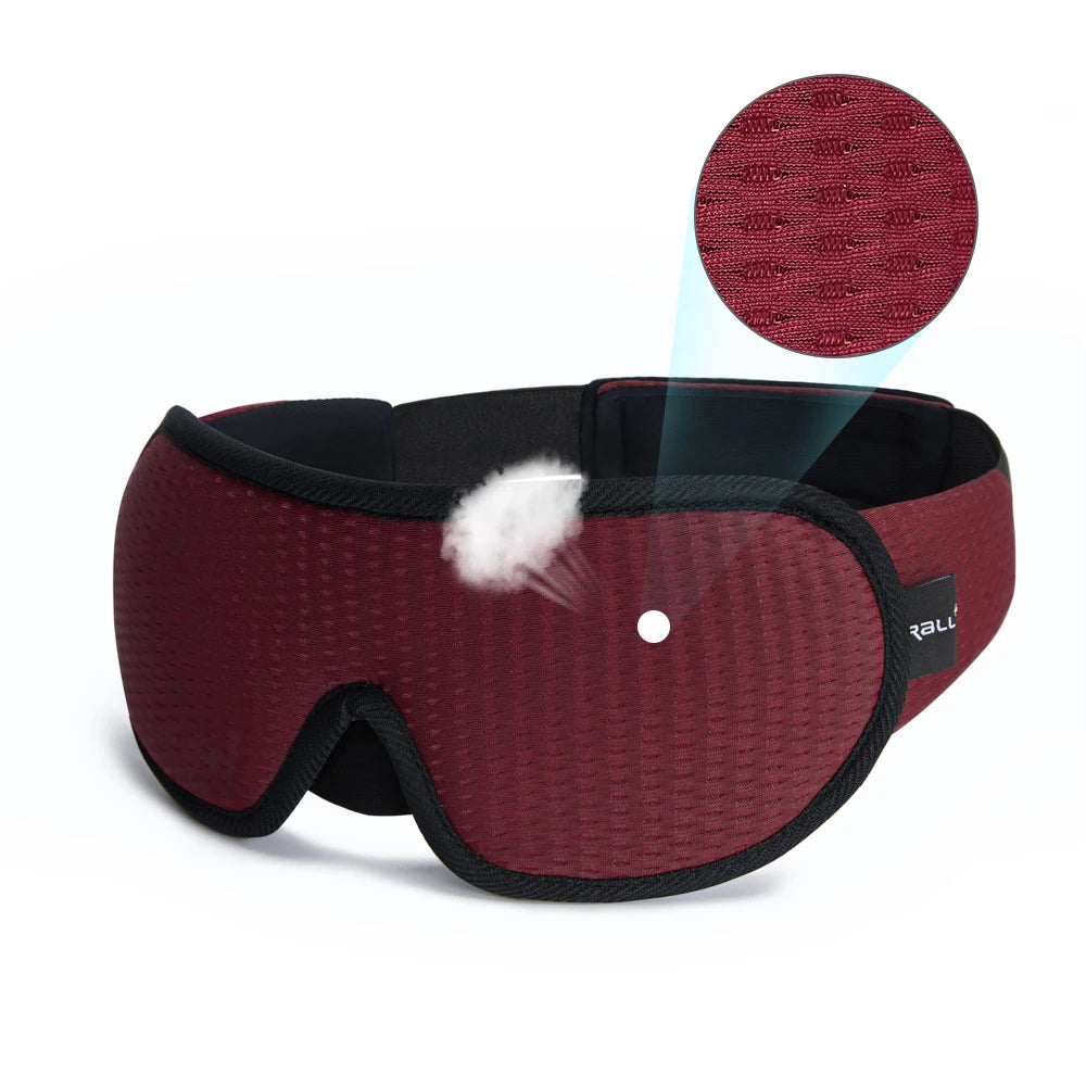 LunaRest™ 3D Sleep Mask – Padded, Light-Blocking Eye Comfort
