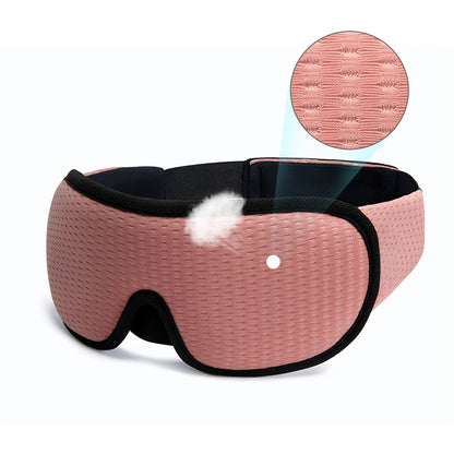 LunaRest™ 3D Sleep Mask – Padded, Light-Blocking Eye Comfort