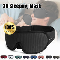 LunaRest™ 3D Sleep Mask – Padded, Light-Blocking Eye Comfort